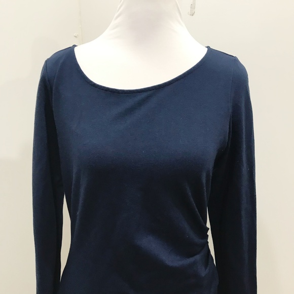 Kenneth Cole Size 12 Dress Body Con Solid Blue - Picture 3 of 7